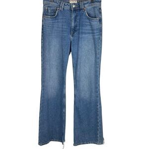 Free People Ava High Rise Bootcut Jeans Sz 27 Blue Retro Boho Hippie